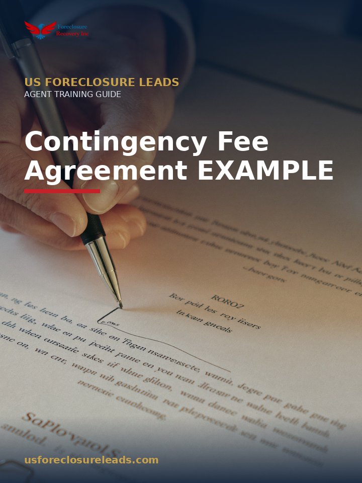 Cover of Contingency Fee Agreement (Sample Template)