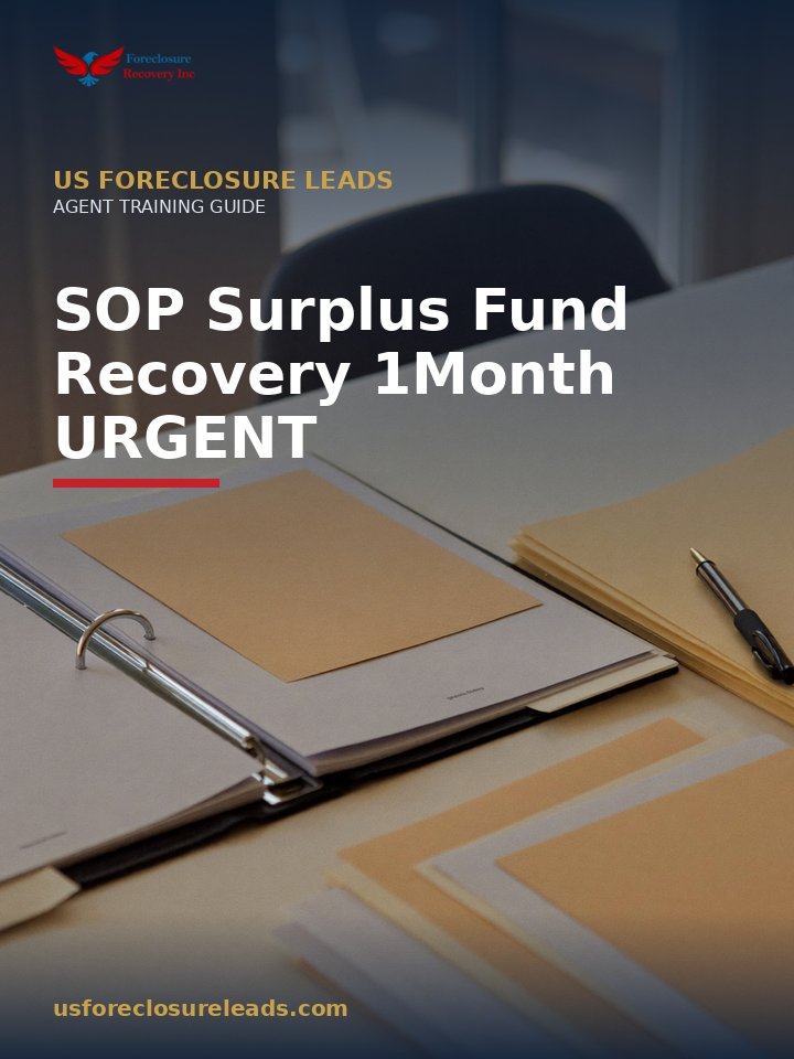 Cover of SOP: Surplus Recovery (1-Month Urgent Track)