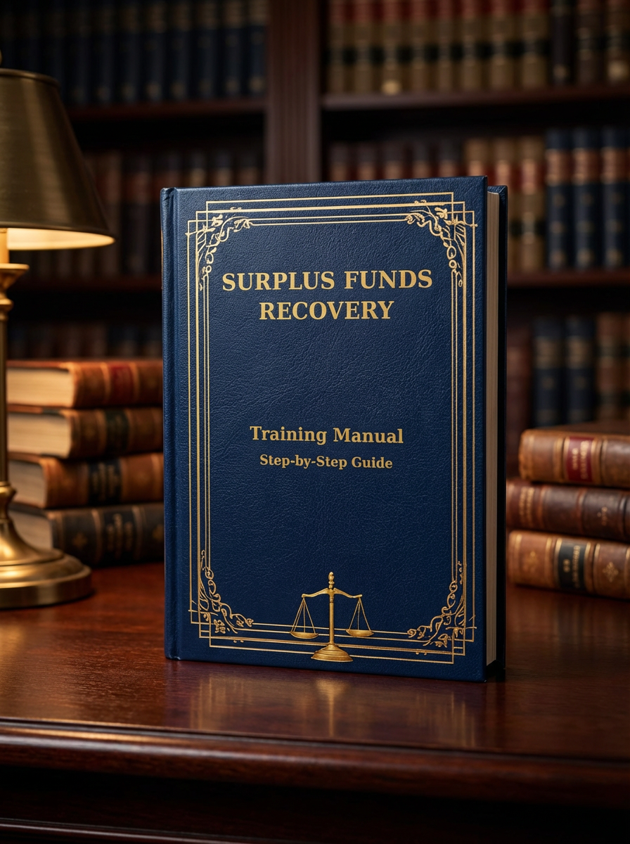 Surplus Funds Recovery Training Manual Step-by-Step Guide